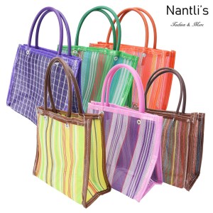 TM-90251 Bolsa mini recuerdo Tradicional Mexicana Mayoreo Wholesale Mexican mini-Tote Bag Nantlis Tradicion de Mexico