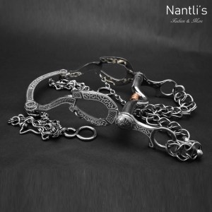 TM-51116 freno para caballo grabado acero inoxidable charro mayoreo wholesale mexican handmade stainless steel horse bit Nantlis Tradicion de Mexico