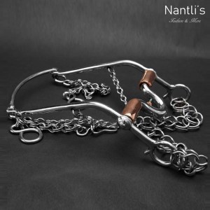 TM-51215 freno para caballo acero inoxidable charro mayoreo wholesale mexican handmade stainless steel horse bit Nantlis Tradicion de Mexico