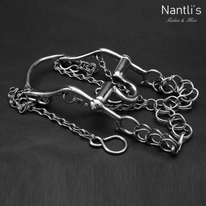 TM-51242 freno para caballo pony acero inoxidable charro mayoreo wholesale mexican handmade stainless steel horse bit Nantlis Tradicion de Mexico