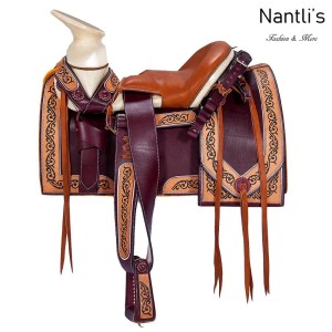 TM-62114 Silla de montar para caballo montura charra mayoreo wholesale Mexican horse Saddle Nantlis Tradicion de Mexico