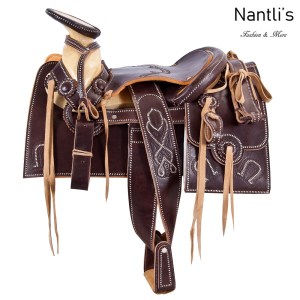 TM-63412 Silla de montar para caballo montura charra mayoreo wholesale Mexican horse Saddle Nantlis Tradicion de Mexico