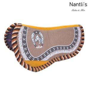 TM66111 Caronas de Lona Repelente para silla de montar mayoreo wholesale Repellent canvas Saddle pads Nantlis Tradicion de Mexico