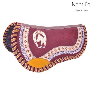 TM-66112 Carona de Lona Repelente para silla de montar mayoreo wholesale Repellent canvas horse Saddle pad Nantlis Tradicion de Mexico