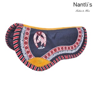 TM-66113 Carona de Lona Repelente para silla de montar caballo mayoreo wholesale Repellent canvas horse Saddle pad Nantlis Tradicion de Mexico