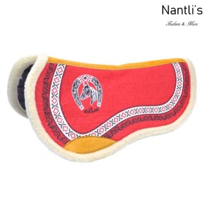 TM-66114 Carona de Lona Repelente para silla de montar caballo mayoreo wholesale Repellent canvas horse Saddle pad Nantlis Tradicion de Mexico