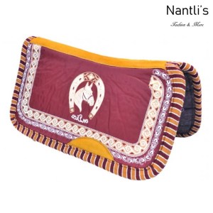 TM-66212 Carona de Lona Repelente para silla de montar caballo mayoreo wholesale Repellent canvas horse Saddle pad Nantlis Tradicion de Mexico