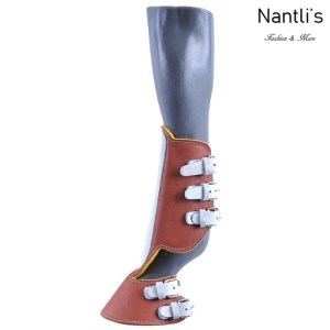 TM-84304 Canilleras con Campana para caballo mayoreo wholesale horse leg guards Nantlis Tradicion de Mexico side view
