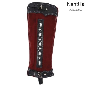 TM-85105 Polainas Largas de Gamuza para charro mayoreo wholesale mexican horse riding short chaps Nantlis Tradicion de Mexico