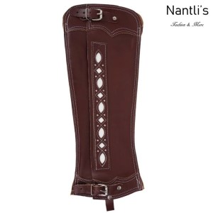 TM-85107 Polainas Largas de Gamuza para charro mayoreo wholesale mexican horse riding short chaps Nantlis Tradicion de Mexico
