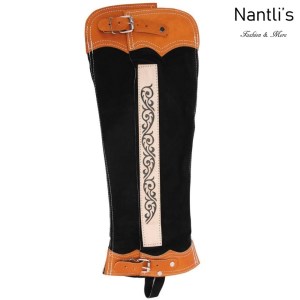 TM-85108 Polainas Largas de Gamuza para charro mayoreo wholesale mexican horse riding short chaps Nantlis Tradicion de Mexico