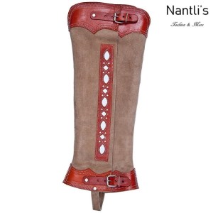 TM-85135 Polainas Largas de Gamuza para charro mayoreo wholesale mexican horse riding short chaps Nantlis Tradicion de Mexico