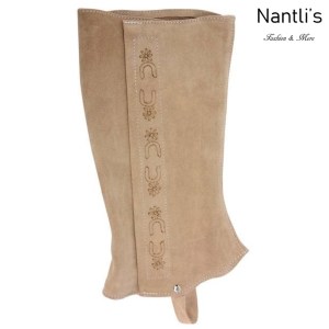 TM-85202 Polainas cortas de Gamuza para charro mayoreo wholesale mexican horse riding short chaps Nantlis Tradicion de Mexico