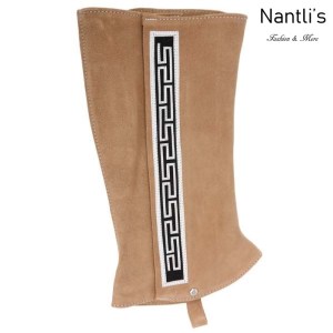 TM-85214 Polainas cortas de Gamuza para charro mayoreo wholesale mexican horse riding short chaps Nantlis Tradicion de Mexico