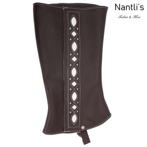 TM-85223 Polainas cortas de Gamuza para charro mayoreo wholesale mexican horse riding short chaps Nantlis Tradicion de Mexico
