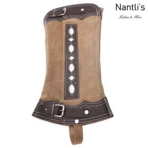 TM-85241 Polainas cortas de Gamuza para charro mayoreo wholesale mexican horse riding short chaps Nantlis Tradicion de Mexico
