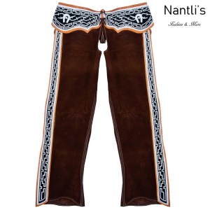 TM-85318 chaparreras navajeadas de gamuza mayoreo wholesale Suede leather fine chaps Nantlis Tradicion de Mexico
