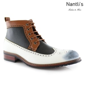 Botas para Hombre FA-MICHAEL White Mayoreo Wholesale Men's Fashion Boots Nantlis