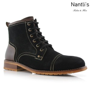 Botas para Hombre FA-RUFUS Black Mayoreo Wholesale Men's Fashion Boots Nantlis