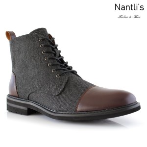 Botas para Hombre PF-BROOKE Dark Brown Mayoreo Wholesale Men's Fashion Boots Nantlis