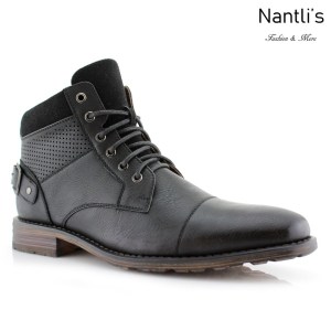 Botas para Hombre PF-CHRISTOPHER Black Mayoreo Wholesale Men's Fashion Boots Nantlis