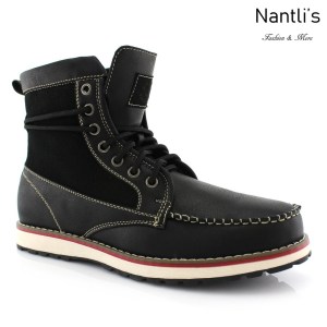 Botas para Hombre PF-JASPER Black Mayoreo Wholesale Men's Fashion Boots Nantlis