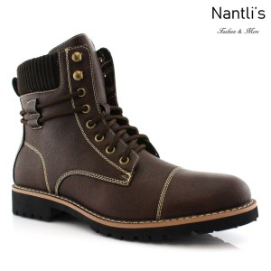 Botas para Hombre PF-NICHOLAS Brown Mayoreo Wholesale Men's Fashion Boots Nantlis