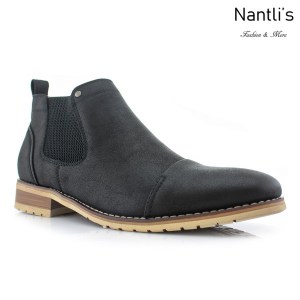 Botines para Hombre FA-STERLING Black Mayoreo Wholesale Men's Fashion Chelsea Boots Nantlis