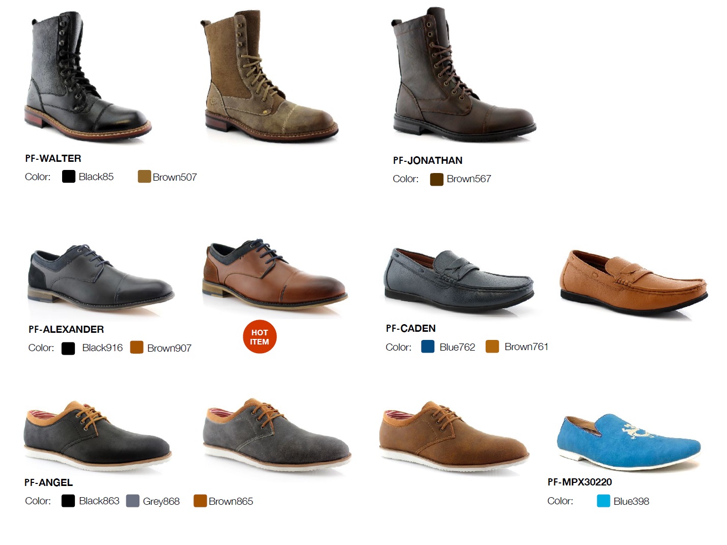 Nantlis Vol 43 Zapatos para Hombres Mayoreo Wholesale men shoes Catalogo Polar Fox Footwear_Page_11