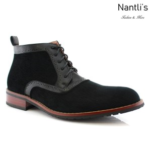 Zapatos para Hombre FA-ANDRE Black Mayoreo Wholesale Men's Fashion Shoes Chukka Boots Nantlis