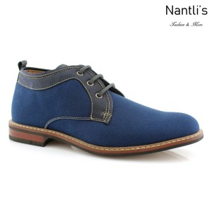 Zapatos para Hombre FA-NOAH Blue Mayoreo Wholesale Men's Fashion Shoes Chukka Boots Nantlis