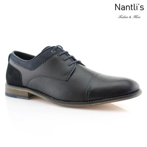 Zapatos para Hombre PF-ALEXANDER Black Mayoreo Wholesale Men's Fashion Shoes Nantlis