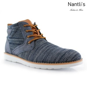 Zapatos para Hombre PF-BOHORT Blue Mayoreo Wholesale Men's Fashion Shoes Hi-top sneakers Nantlis