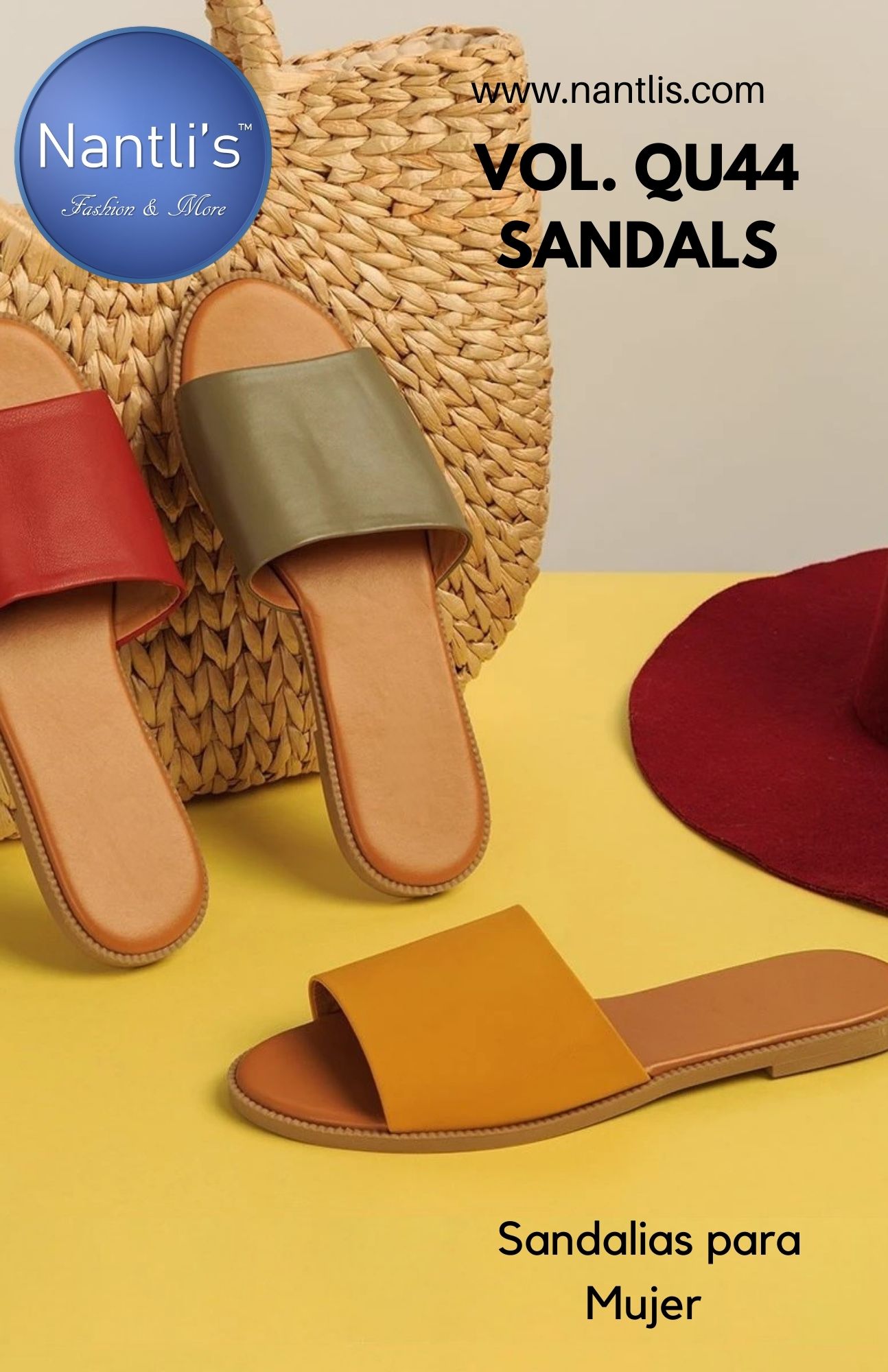 Catalogo Vol QU44 Sandalias de mujer mayoreo Wholesale Sandals page 01