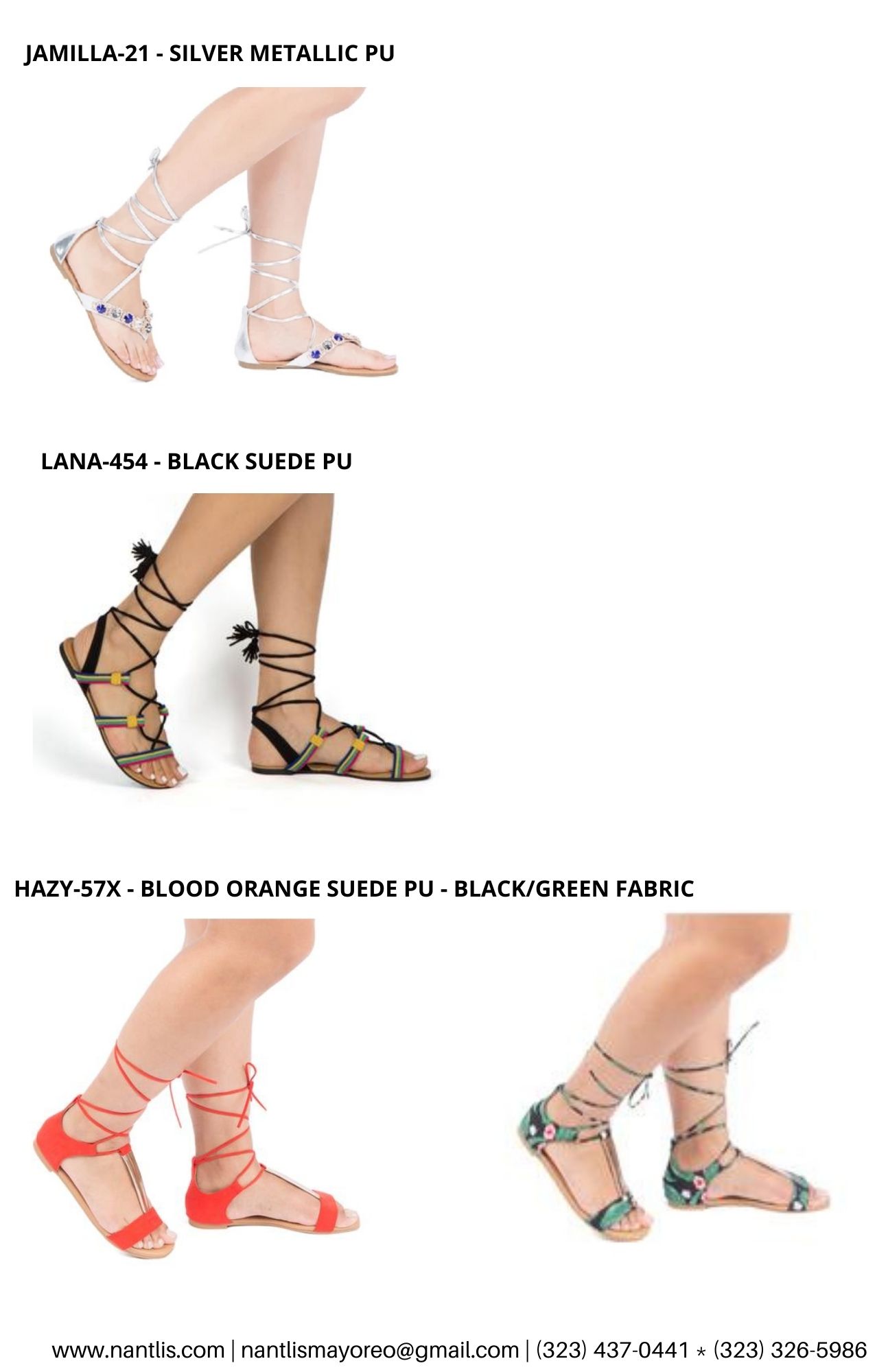 Catalogo Vol QU44 Sandalias de mujer mayoreo Wholesale Sandals page 03