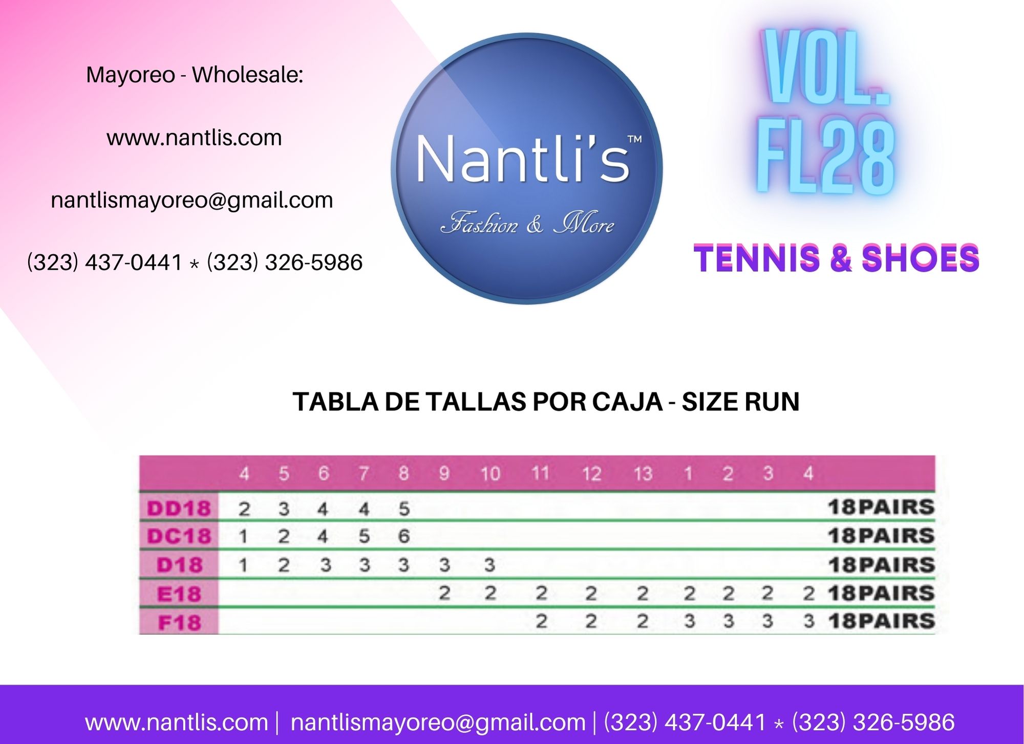 Catalogo Vol FL28 Tenis y Zapatos de ninas Mayoreo Wholesale girls shoes and tennis shoes for kids page 19