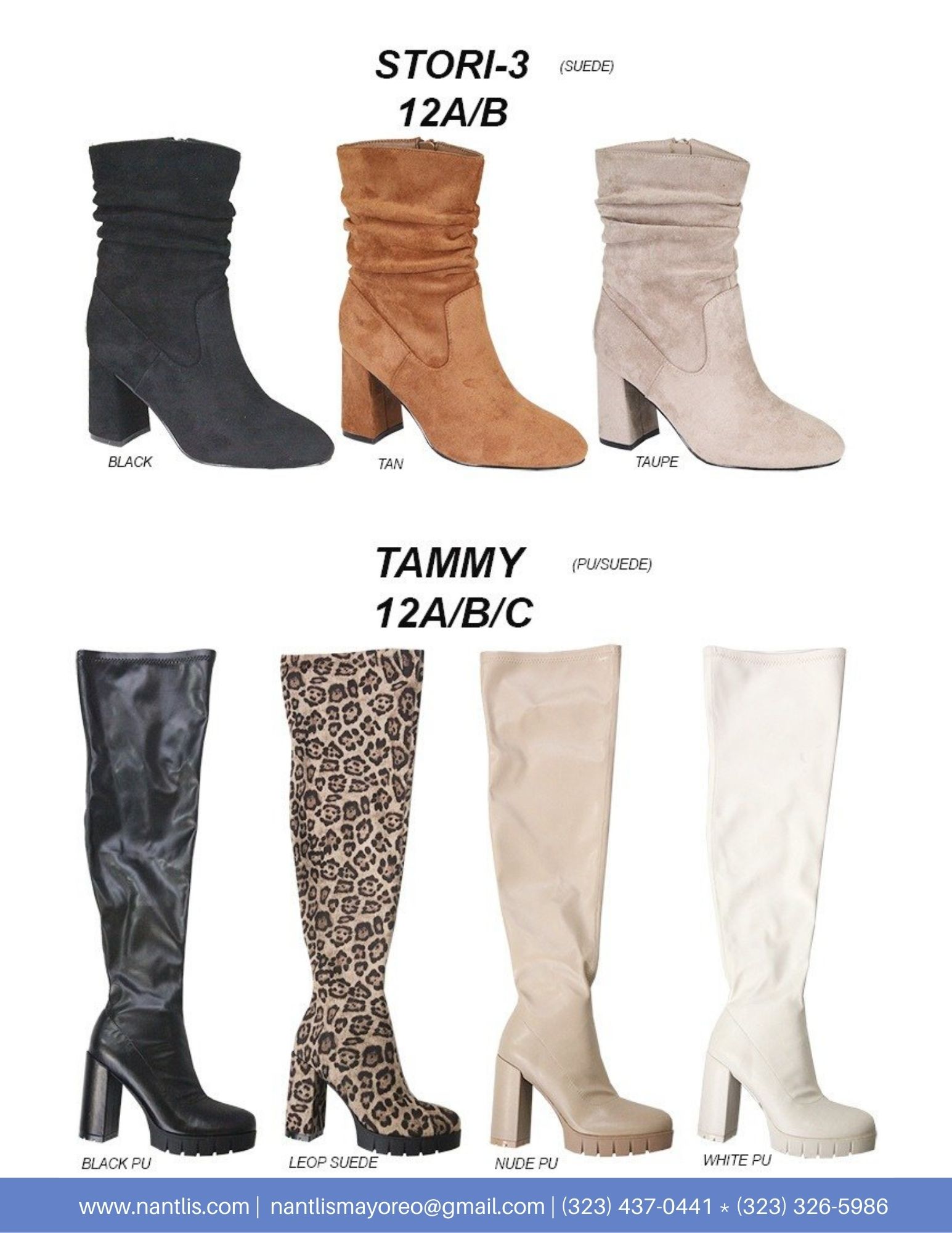 Nantlis Vol AN22 Botas Mujer mayoreo Catalogo Wholesale boots for women page 11