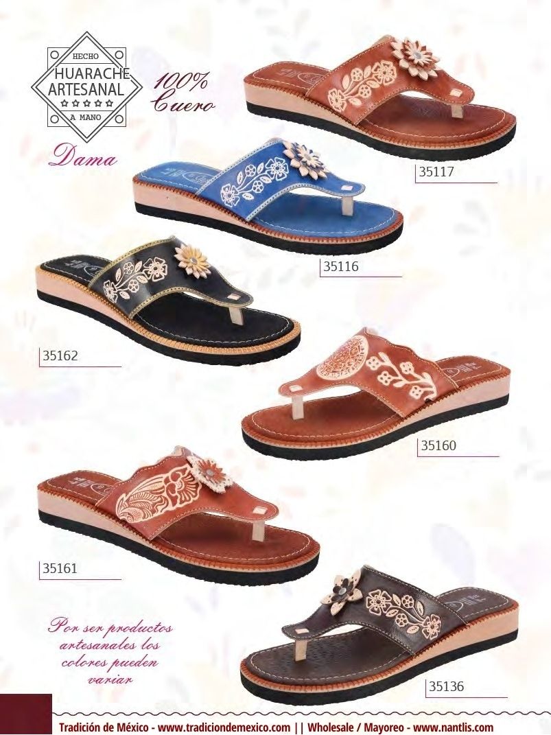 Nantlis Vol TM28 Zapatos Huaraches Cintos Carteras de piel Mayoreo Page 08