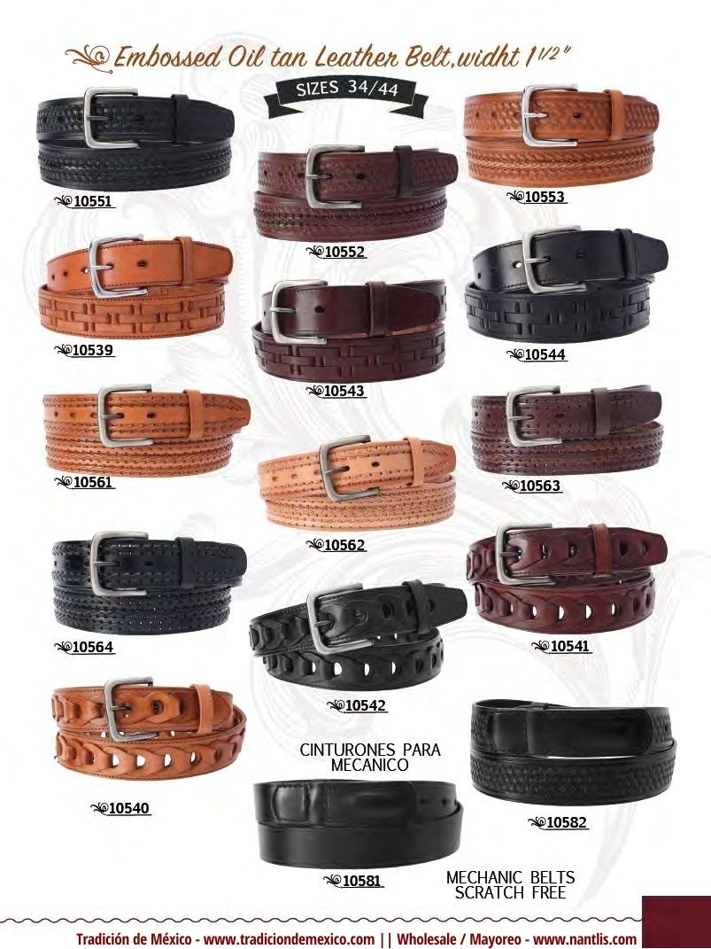 Nantlis Vol TM28 Zapatos Huaraches Cintos Carteras de piel Mayoreo Page 26