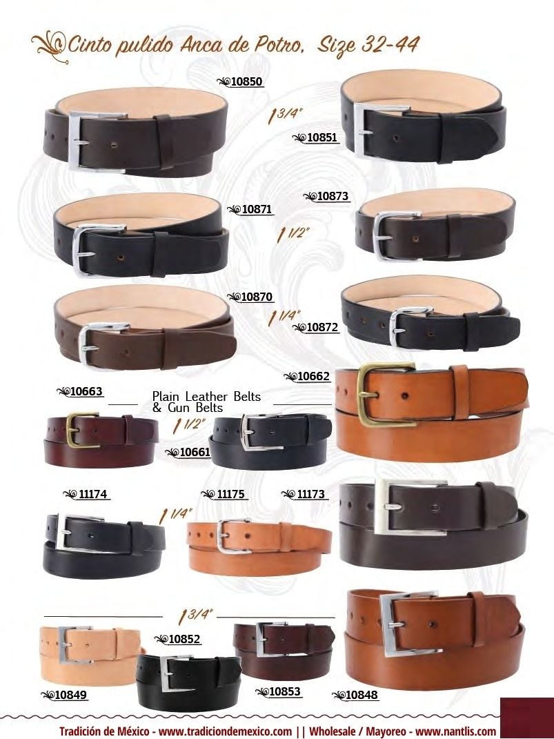 Nantlis Vol TM28 Zapatos Huaraches Cintos Carteras de piel Mayoreo Page 30