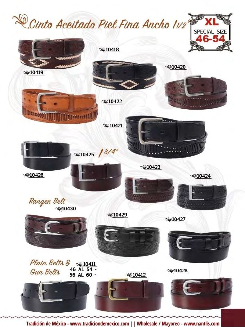 Nantlis Vol TM28 Zapatos Huaraches Cintos Carteras de piel Mayoreo Page 32