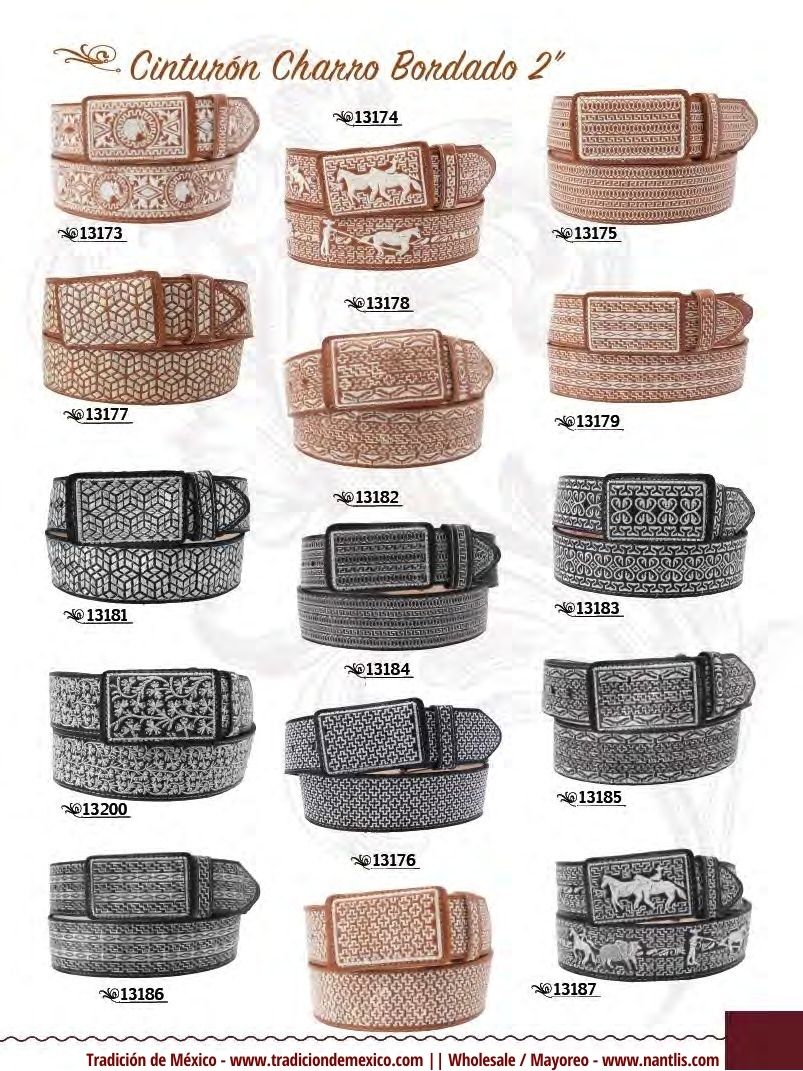 Nantlis Vol TM28 Zapatos Huaraches Cintos Carteras de piel Mayoreo Page 40