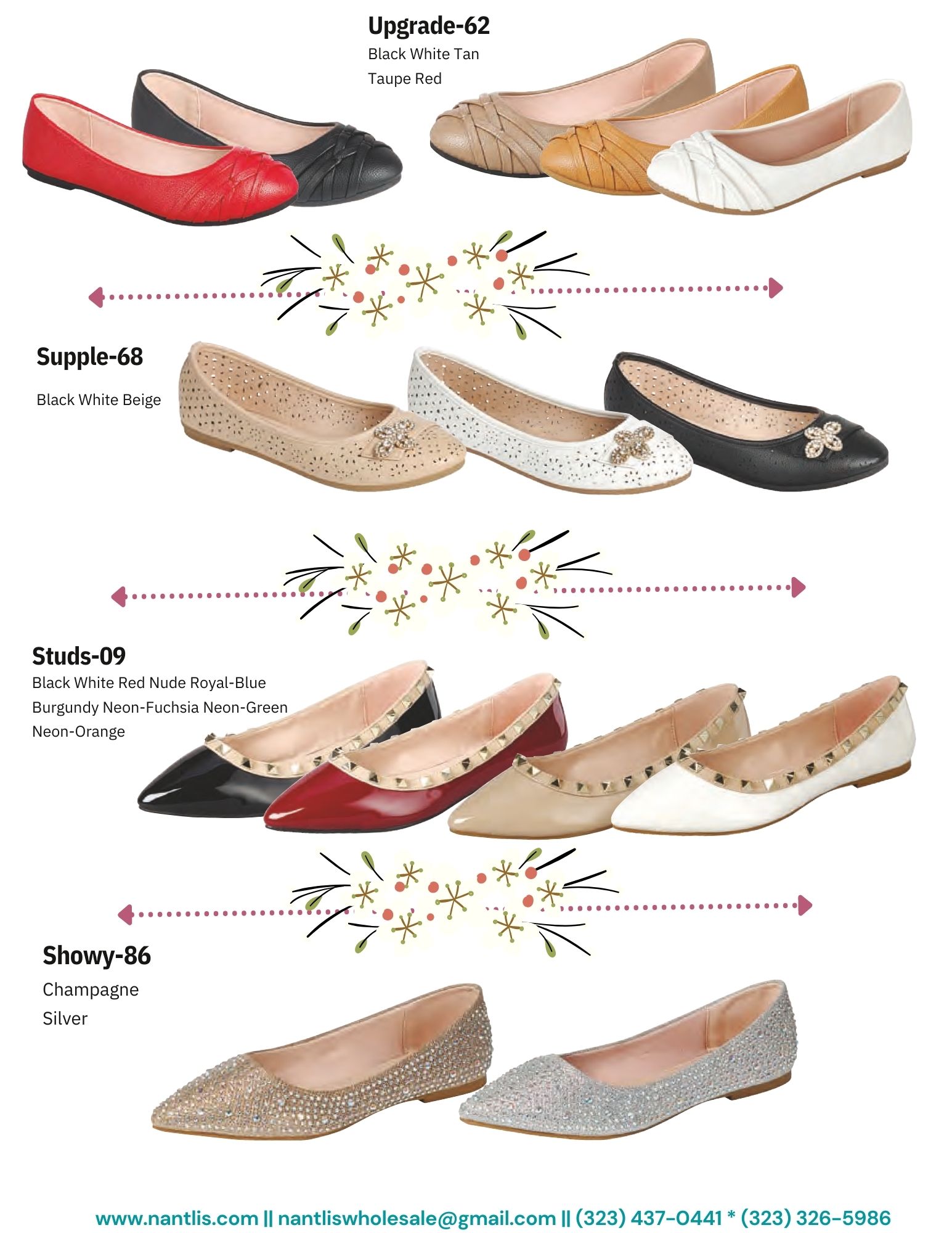 Nantlis Vol FL-216 Zapatos de Piso Mujeres mayoreo Wholesale womens Flats Shoes_Page_12