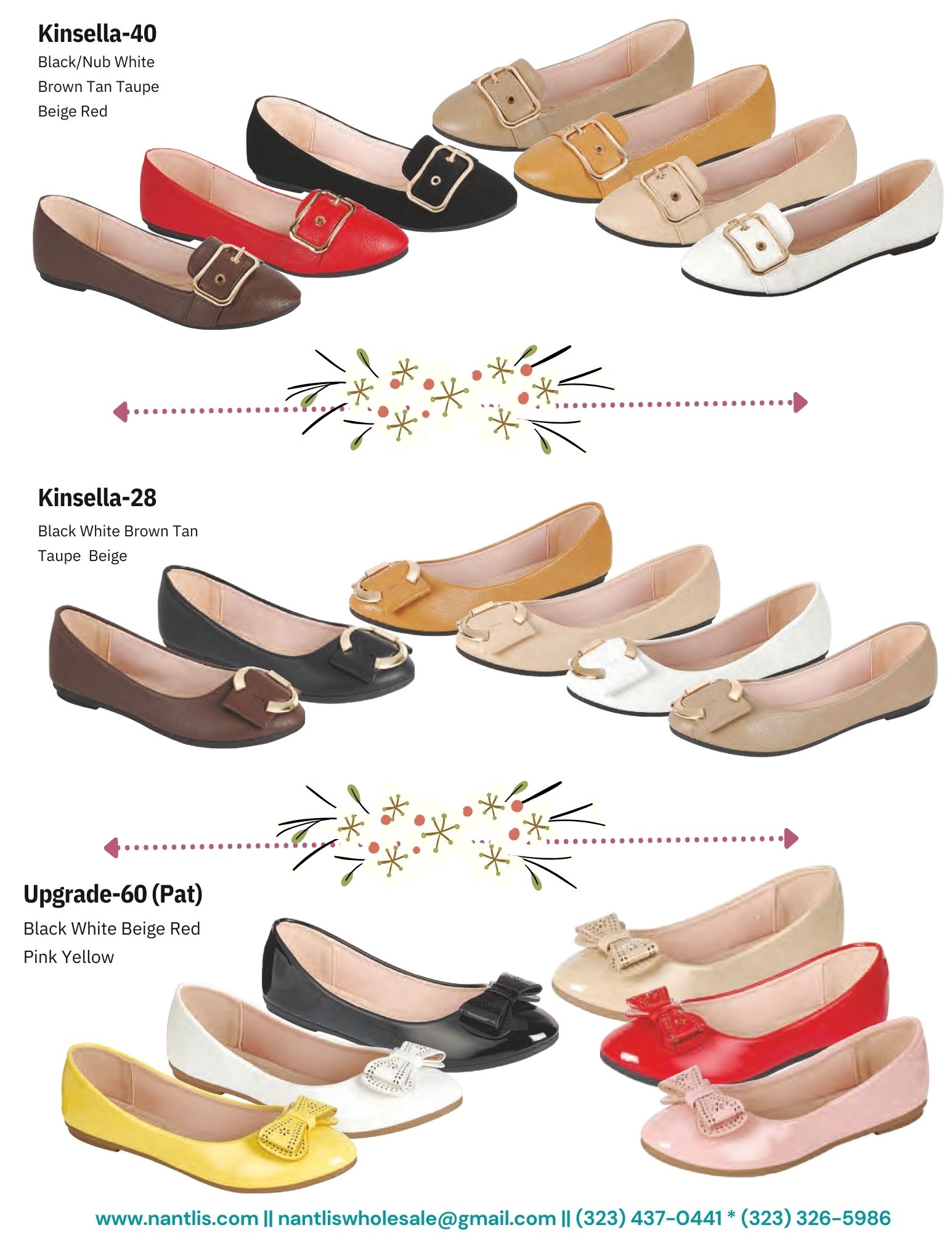 Nantlis Vol FL-216 Zapatos de Piso Mujeres mayoreo Wholesale womens Flats Shoes_Page_13