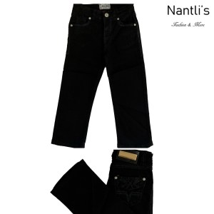 Pantalon de Mezclilla Ninos Mayoreo TM-AOD-P-1055 Jet Black Wholesale Kids Jeans Nantlis