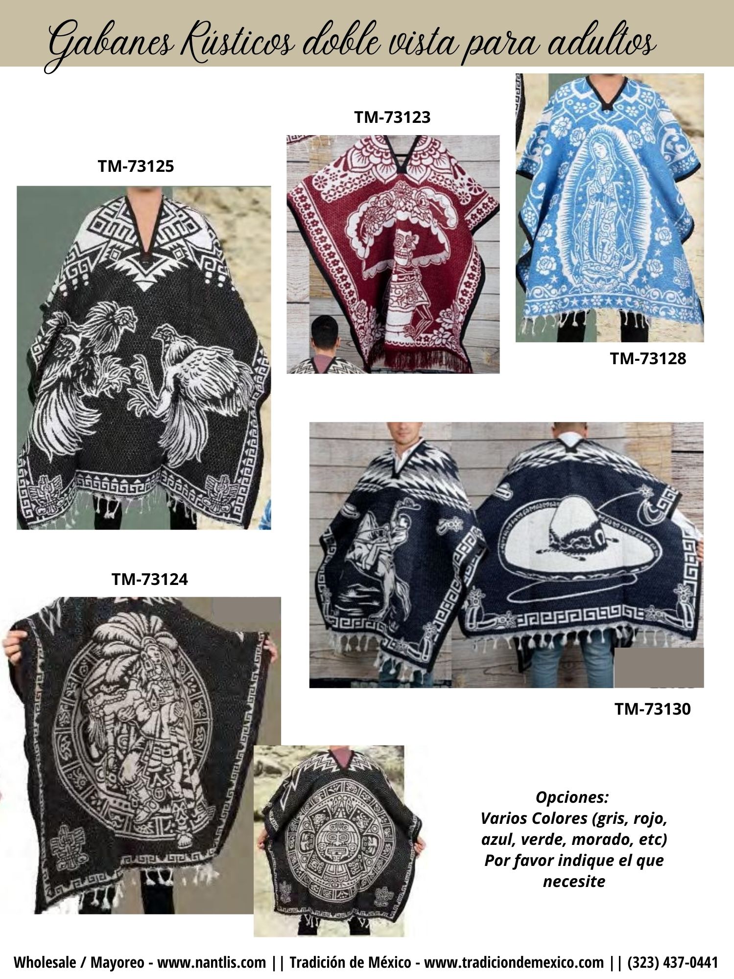 Tradicion de Mexico Vol 32 Gabanes Rebozos Chamarras y capas by Nantlis page 03