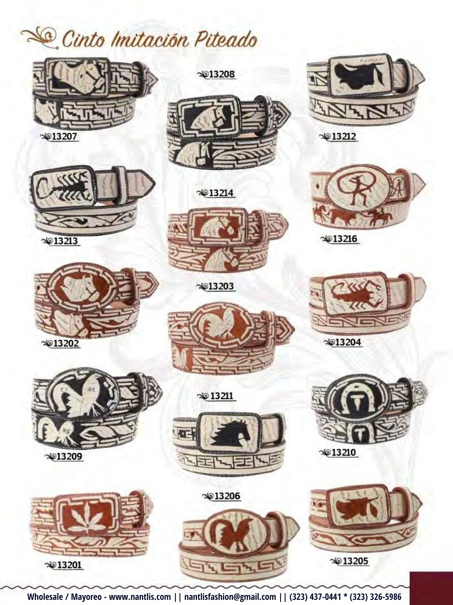 Tradicion de Mexico Vol 33 Cintos hebillas y carteras by Nantlis page 33