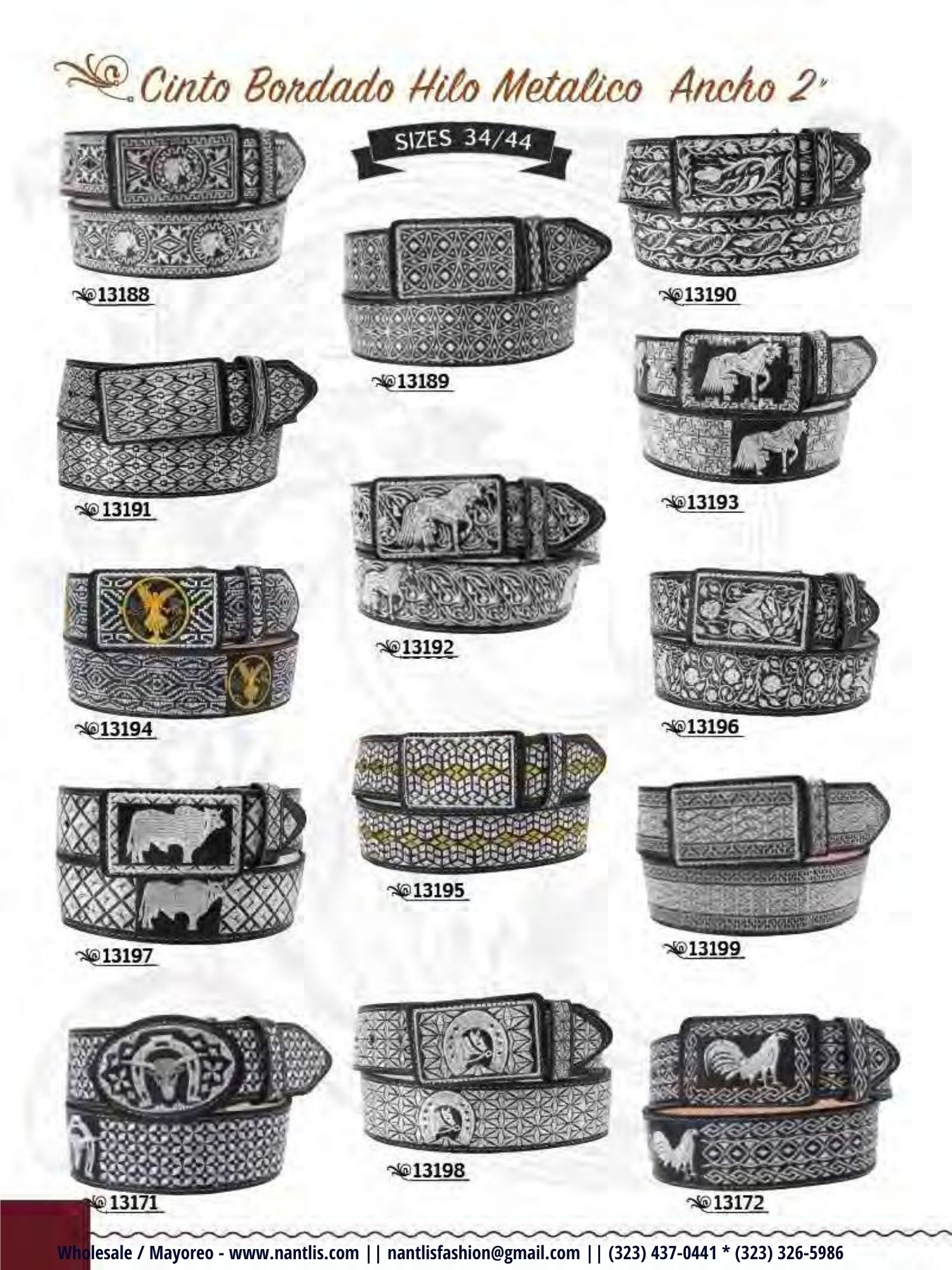 Tradicion de Mexico Vol 33 Cintos hebillas y carteras by Nantlis page 34