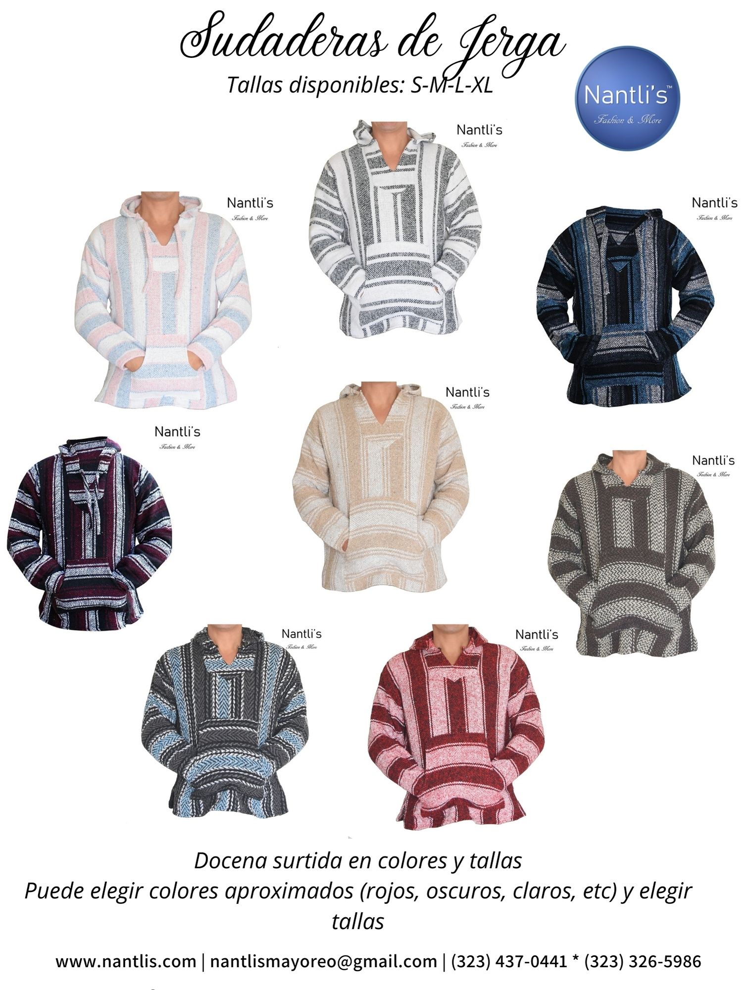 Nantlis Vol NA01 Chamarras Gabanes Rebozos Ponchos Ruanas Catalogo Wholesale Coats and Jackets page 18