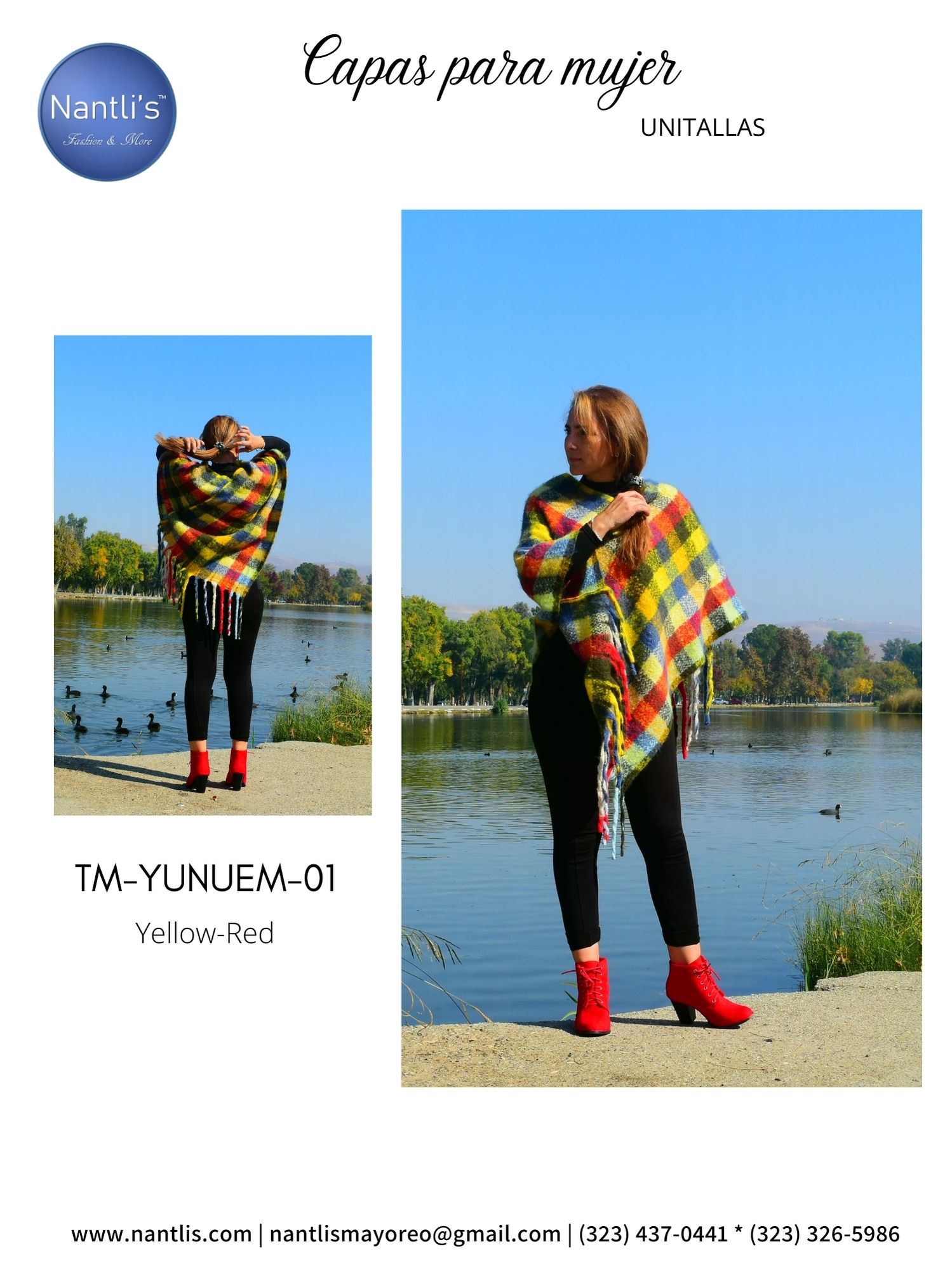 Nantlis Vol NA01 Chamarras Gabanes Rebozos Ponchos Ruanas Catalogo Wholesale Coats and Jackets page 16